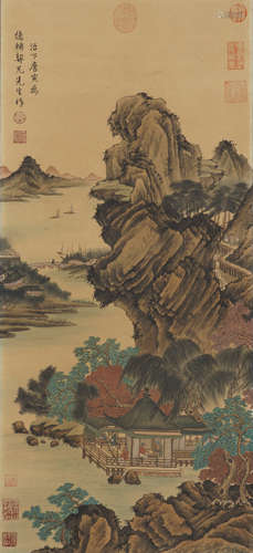 Chinese Landscape Painting by Tang Yin