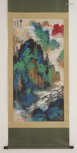 Chinese Landscape Painting by Liu Haisu