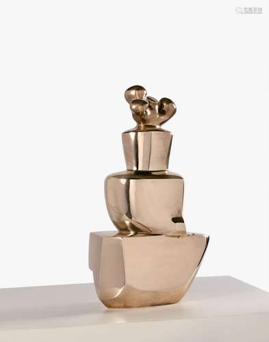 Emile GILIOLI (1911 - 1977) LE VASE DE FLEURS - 1956 Bronze ...