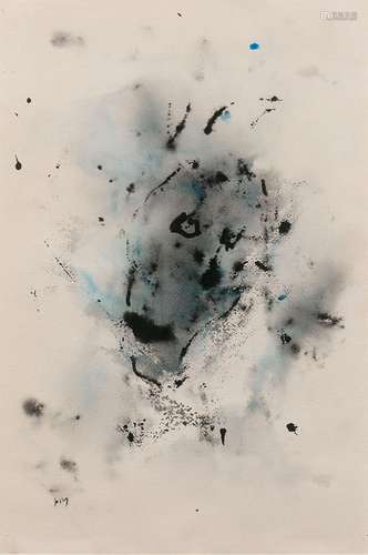 Henri MICHAUX (1899 - 1984) SANS TITRE - 1976 Aquarelle sur ...