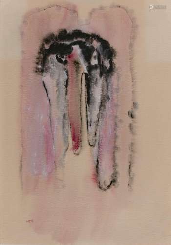 Henri MICHAUX (1899 - 1984) SANS TITRE - 1972 Aquarelle sur ...