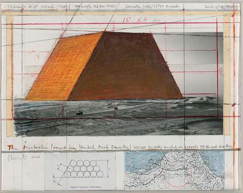 CHRISTO (1935 - 2020) THE MASTABA (PROJET FOR UNITED ARAB EM...