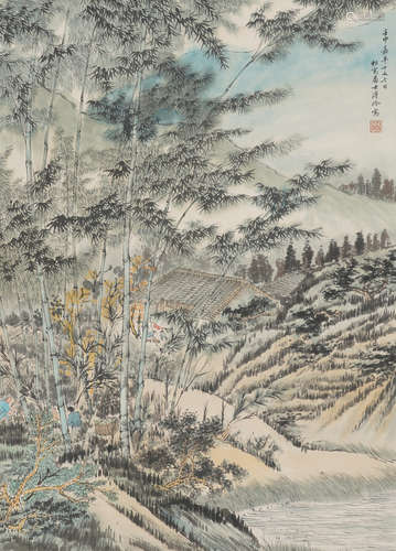 Chinese Landscape Painting by Pu Quan