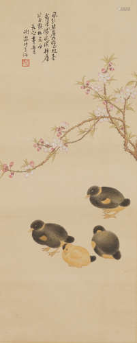 Chinese Bird-and-Flower Painting by Xie Zhiliu