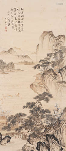 Chinese Landscape Painting by Dong Bangda