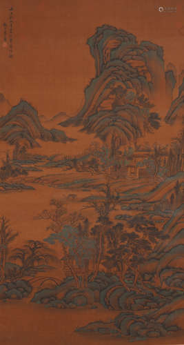 Chinese Landscape Painting by Wan Shanglin