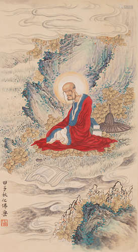 Chinese Figure Painting by Qian Huafo