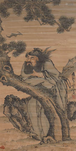 Chinese Figure Painting by Huang Shen