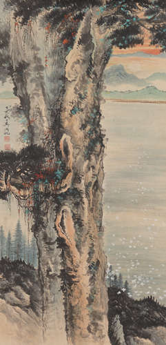 Chinese Landscape Painting by Wu Hufan