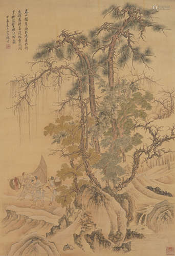 Chinese Landscape Painting by Yang Jin