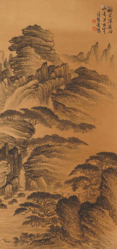 Chinese Landscape Painting by Xiao Qianzhong