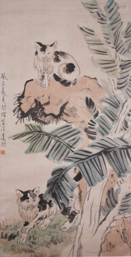 Chinese Animal Painting, signed Xu Beihong