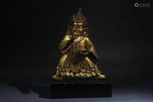 Gilt Bronze Figure of Jambhala