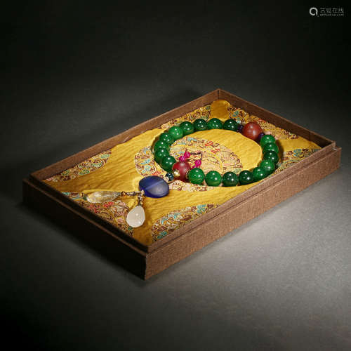 18 Beads Jade Hand String