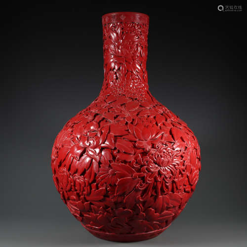 Lacquerware-Imitation Porcelain Flower Tianqiuping The sturd...