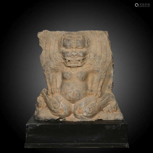 Carved Stone Figure of Beast