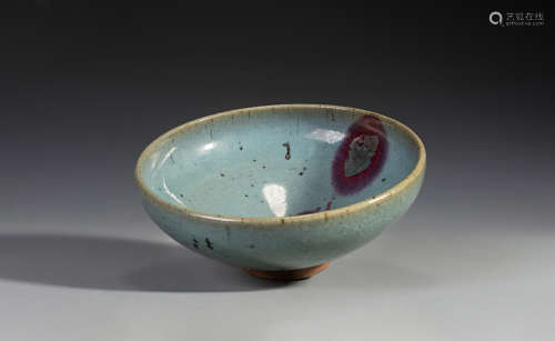 Jun Ware Purple-Splashed Tea Bowl