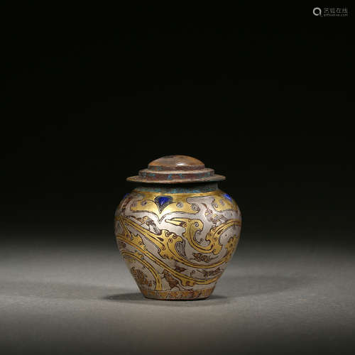 Gold Inlaying Bronze Jar