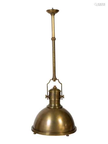 A Pair of Country Industrial Incandescent Pendant Lights by ...