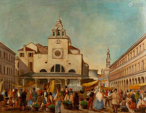 Continental School (19th Century) Untitled (City Scene)