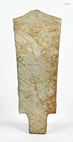 Archaic stone axe, China, oblong re