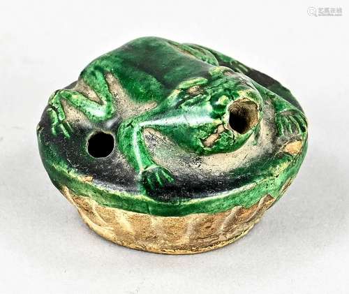 Whistle - frog, China, clay work, g