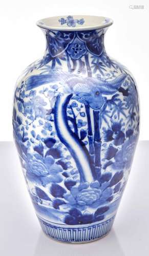 China vase, 20th century, rich pain