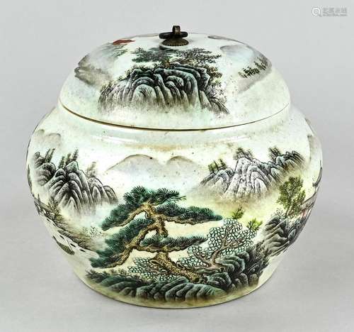 Pair of beautiful lidded vessels, C