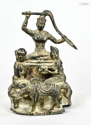 Bronze statue, India, "Young woman