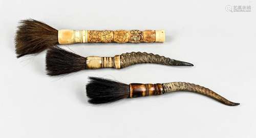 3 calligraphy brushes, painter's br