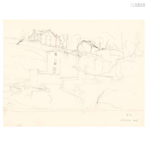 Francis Speight (American, 1896-1989), Sketch for Lyceum Ave...