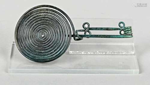 Brooch with spiral head, Hallstatt,