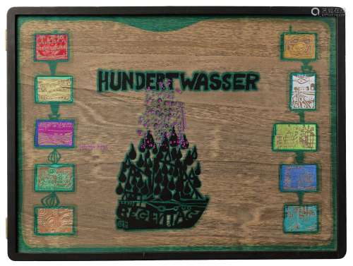 Friedensreich Hundertwasser (1928 Wien - 2000 Brisbane) (F) ...