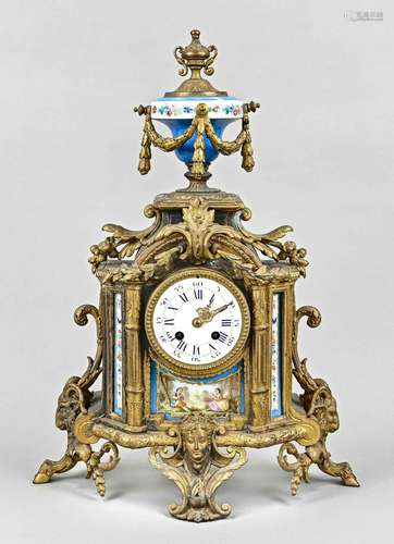 Fireplace clock, France circa 1880,