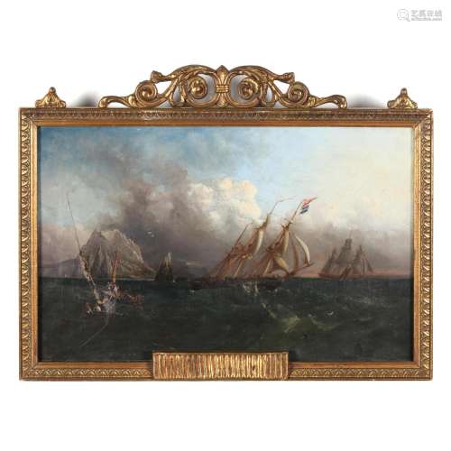 William Garthwaite (British, 1821-1889), A Maritime Painting