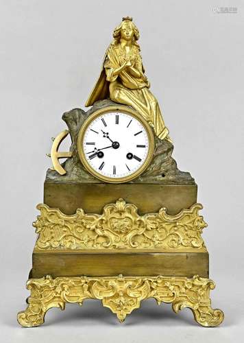 Fireplace clock, France circa 1830/