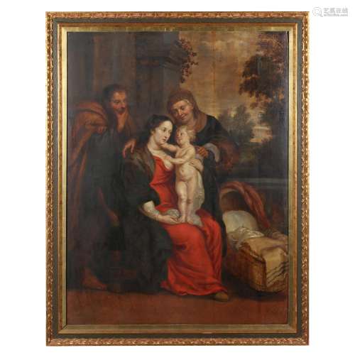 After Peter Paul Rubens (Flemish, 1577-1640), The Holy Famil...