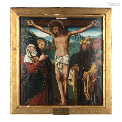 Manner of Lucas Cranach (German, 1472-1553), The Crucifixion