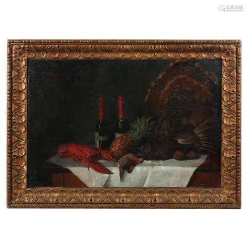 Rudolph Sieger (German, 1867-1925), Large Still Life with Lo...