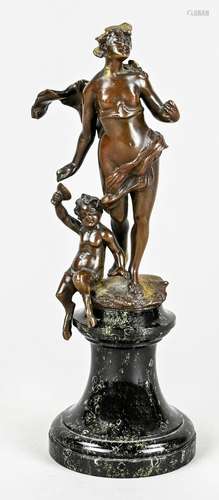 Bronze figure around 1900, "Diana w