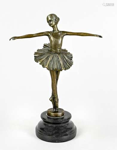 Bronze figure, "Dancer", France, 2n