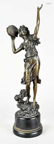 Bronze figure, "Dancer with Tambour