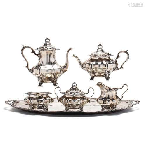 Gorham Strasbourg Sterling Silver Tea & Coffee Service