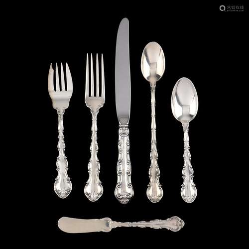 Gorham Strasbourg Sterling Silver Flatware Service