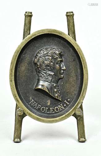 Bronze medallion, France, 19th cent