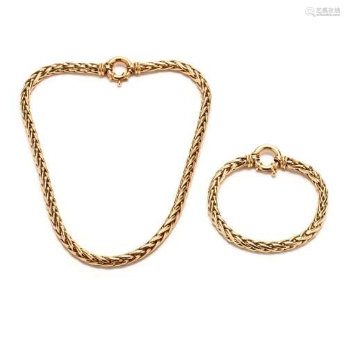 Gold Convertible Necklace / Bracelet