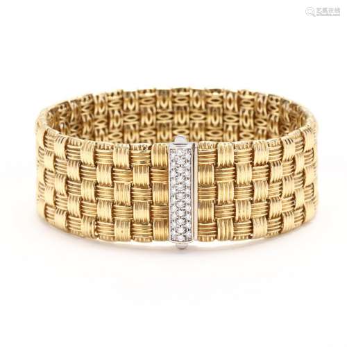 Gold and Diamond Appassionata Bracelet, Roberto Coin