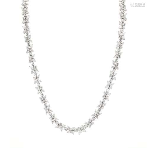 Platinum and Diamond Victoria Necklace, Tiffany & Co.