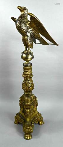 Eagle lectern, cast brass with eagl