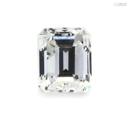 Loose Emerald Cut Diamond